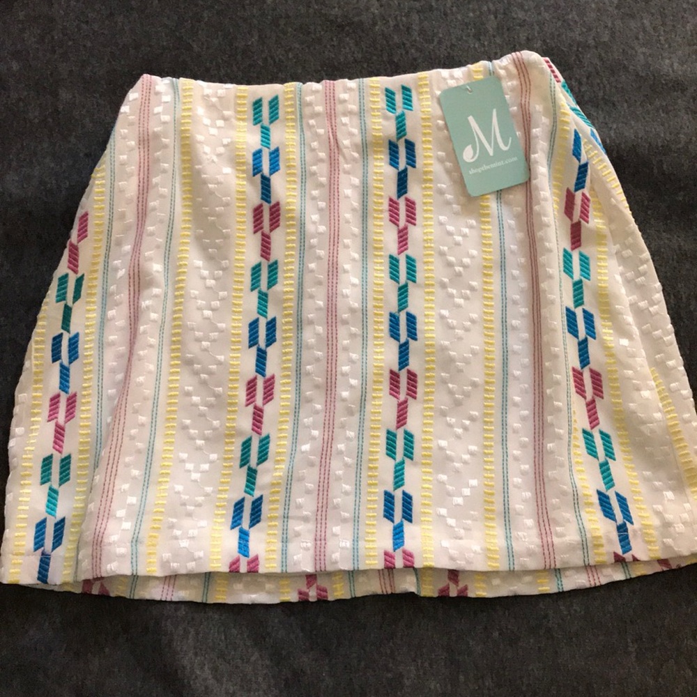 Embroidered Miniskirt from Boutique